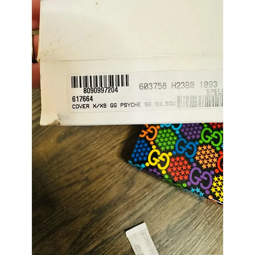 GUCCI Supreme Monogram Pyschedelic IPhone XS X Phone Case Cover NEW in BOX